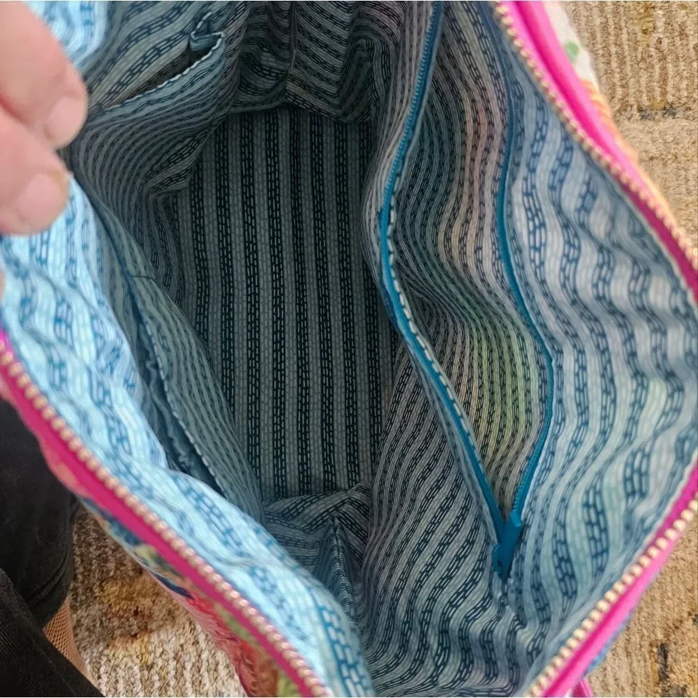 Vera Bradley Carson Hobo With Adjustable Strap For Shoulder Or Crossbody Bag